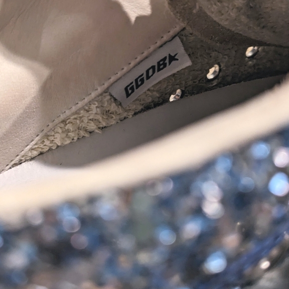 🦄RARE💚Golden Goose💚Silver Glitter MidStar Sneakers 37 - Picture 7 of 15